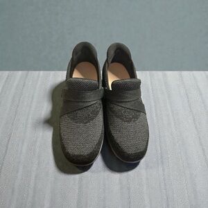 Women's Black Knit Sneakers